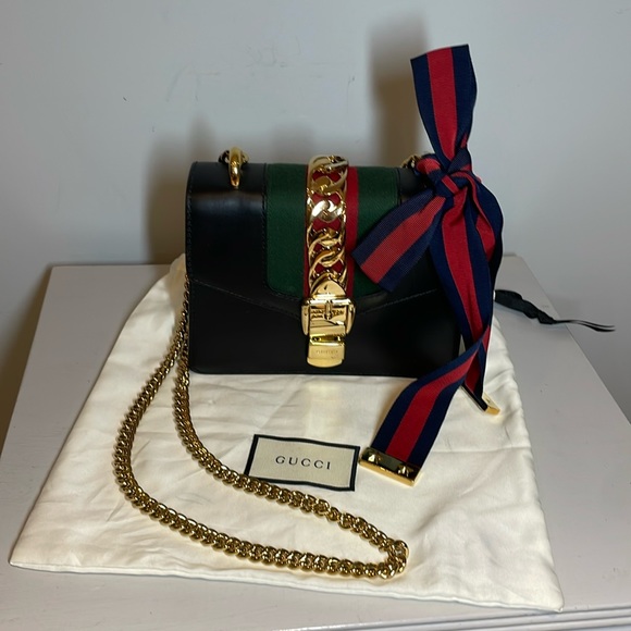 Gucci Handbags - Gucci Sylvie Bag - Black